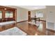 Bright dining room with hardwood floors and a vintage table at 1402 Talton Ave, Deland, FL 32720