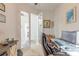 Bright office with built-in desk and French doors at 623 Margaritaville Ave, Daytona Beach, FL 32124