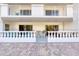 Spacious covered patio with seating area and views of the community at 1 John Anderson Dr # 1070, Ormond Beach, FL 32176