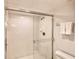 Modern bathroom with a shower and a toilet at 1 John Anderson Dr # 1070, Ormond Beach, FL 32176
