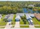 Aerial view of neighborhood with lake access at 3836 Long Grove Ln, Port Orange, FL 32129