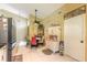 Charming dining area adjacent to the kitchen with a round table and chairs at 3836 Long Grove Ln, Port Orange, FL 32129