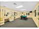 Relaxing game room with a pool table and comfortable seating at 2555 S Atlantic Ave # 207, Daytona Beach Shores, FL 32118