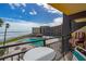 Balcony overlooking the ocean and resort pool at 2301 S Atlantic Ave # 306, Daytona Beach Shores, FL 32118