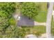 Aerial view of house and surrounding area at 246 Angeles Rd, Debary, FL 32713