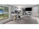 Home office with window views, desk and comfortable chair at 246 Angeles Rd, Debary, FL 32713