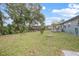 Fenced backyard with a garden area and plenty of space at 333 Beresford Ave, Deland, FL 32724
