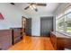 Spacious bedroom with hardwood floors and ample closet space at 333 Beresford Ave, Deland, FL 32724
