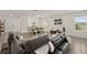 Open concept living and dining area with modern furniture at 370 Sunset Point Dr, Ormond Beach, FL 32174