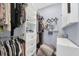 Large walk-in closet with ample shelving and hanging space at 1140 S Orlando Ave # F-16, Maitland, FL 32751