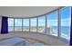 Bedroom with stunning panoramic ocean and city views at 2625 S Atlantic Ave # 24Nw, Daytona Beach, FL 32118