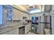 Well-equipped kitchen featuring stainless steel appliances at 2625 S Atlantic Ave # 24Nw, Daytona Beach, FL 32118