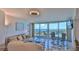 Spacious living room with panoramic ocean views and comfortable seating at 2625 S Atlantic Ave # 24Nw, Daytona Beach, FL 32118