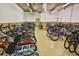 Bike storage area for residents' bicycles at 4 Oceans West Blvd # 407B, Daytona Beach Shores, FL 32118