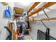 Storage room with shelves and various items at 1415 Ocean Shore Blvd # 303, Ormond Beach, FL 32176