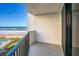 Balcony overlooking the beach and ocean at 1415 Ocean Shore Blvd # 303, Ormond Beach, FL 32176