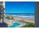 Ocean view from bedroom balcony at 1415 Ocean Shore Blvd # 303, Ormond Beach, FL 32176