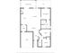 Floor plan showing a 3-bedroom, 2-bathroom house with a screened porch at 316 Dahoon Holly Dr, Daytona Beach, FL 32117