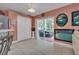 Kitchen with view into a relaxing sunroom at 316 Dahoon Holly Dr, Daytona Beach, FL 32117