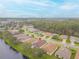 Aerial view showing home location in a residential area at 316 Dahoon Holly Dr, Daytona Beach, FL 32117