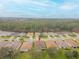 Aerial view of the property and surrounding houses at 316 Dahoon Holly Dr, Daytona Beach, FL 32117
