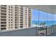 Balcony with partial ocean view at 2987 S Atlantic Ave # D060, Daytona Beach, FL 32118