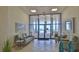 Lobby with ocean views and comfortable seating at 2987 S Atlantic Ave # D060, Daytona Beach, FL 32118