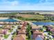 Aerial view showcasing home's location in a tranquil community at 4345 Heath Land Ln, Lake Wales, FL 33859