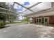 Large screened patio overlooking the lake, great for relaxing at 660 Saxon Blvd, Deltona, FL 32725