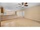 Kitchen with breakfast bar, light cabinets, and an open layout at 966 Springs Landing Dr, Deltona, FL 32725