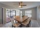 Casual dining area with sliding doors leading to backyard at 1020 Hanford Dr, Deltona, FL 32738