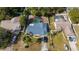 Aerial view showcasing the home's location and neighborhood at 1020 Hanford Dr, Deltona, FL 32738