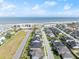 Aerial view of a coastal community with ocean views at 53 Marden Dr, Ormond Beach, FL 32176