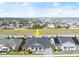 Aerial view of a home with ocean views in a new development at 53 Marden Dr, Ormond Beach, FL 32176