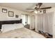 Bedroom with a double bed and ceiling fan at 1230 8Th Ave, Deland, FL 32724