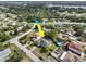 Aerial view of house and neighborhood, highlighting location at 2063 Killinger St, Deltona, FL 32738