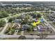 Aerial view of house and neighborhood, highlighting location at 2063 Killinger St, Deltona, FL 32738