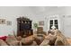 Living room with hardwood floors and comfy seating at 5711 John Anderson Hwy, Flagler Beach, FL 32136