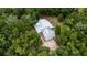 Housetop view of home nestled in wooded area at 5711 John Anderson Hwy, Flagler Beach, FL 32136