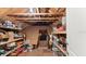 Spacious attic with ample storage shelving and space at 5711 John Anderson Hwy, Flagler Beach, FL 32136