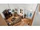 Open living room with hardwood floors and high ceilings at 5711 John Anderson Hwy, Flagler Beach, FL 32136