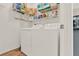 Laundry room with washer, dryer, and shelving at 6008 Sw 103Rd Loop, Ocala, FL 34476