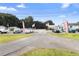 Aerial view of commercial property and surrounding area at 2490 N Woodland Blvd, Deland, FL 32720