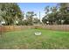 Large fenced backyard, perfect for outdoor activities at 2730 Woodland Dr, Edgewater, FL 32141