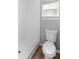 Clean bathroom featuring a white subway tile shower and a toilet at 2730 Woodland Dr, Edgewater, FL 32141