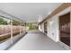 Spacious screened patio perfect for relaxing or entertaining at 2730 Woodland Dr, Edgewater, FL 32141