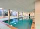 Relaxing indoor pool with large windows at 4 Oceans West Blvd # 108B, Daytona Beach, FL 32118