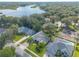 Aerial view of waterfront homes and community at 6225 Cranberry Dr, Port Orange, FL 32127