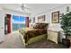 Main bedroom with ocean view and king-size bed at 1900 N Atlantic Ave # 1601, Daytona Beach, FL 32118