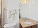Bathroom with granite countertop and single sink vanity at 1900 N Atlantic Ave # 1601, Daytona Beach, FL 32118